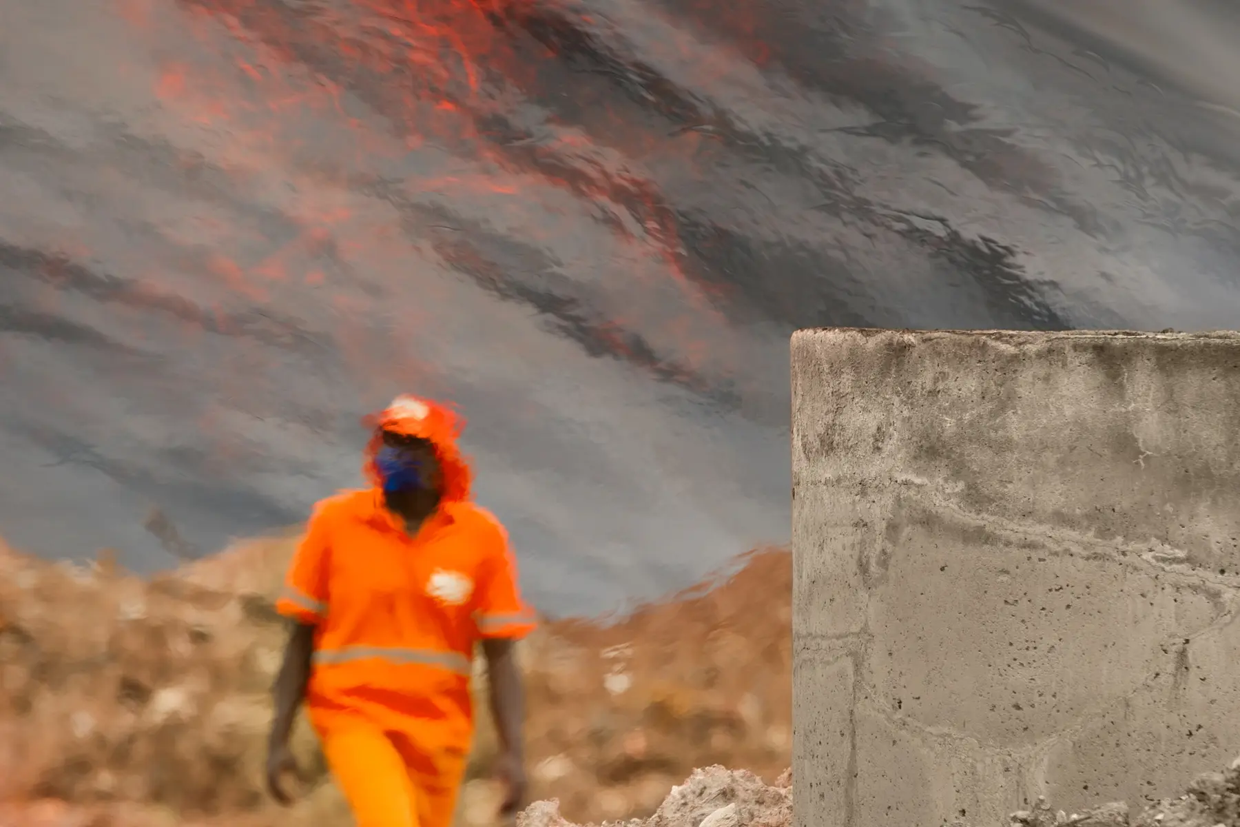 Operação de extração de gás a partir do lixo em Sarzedo, Minas Gerais, voltada à geração de energia renovável