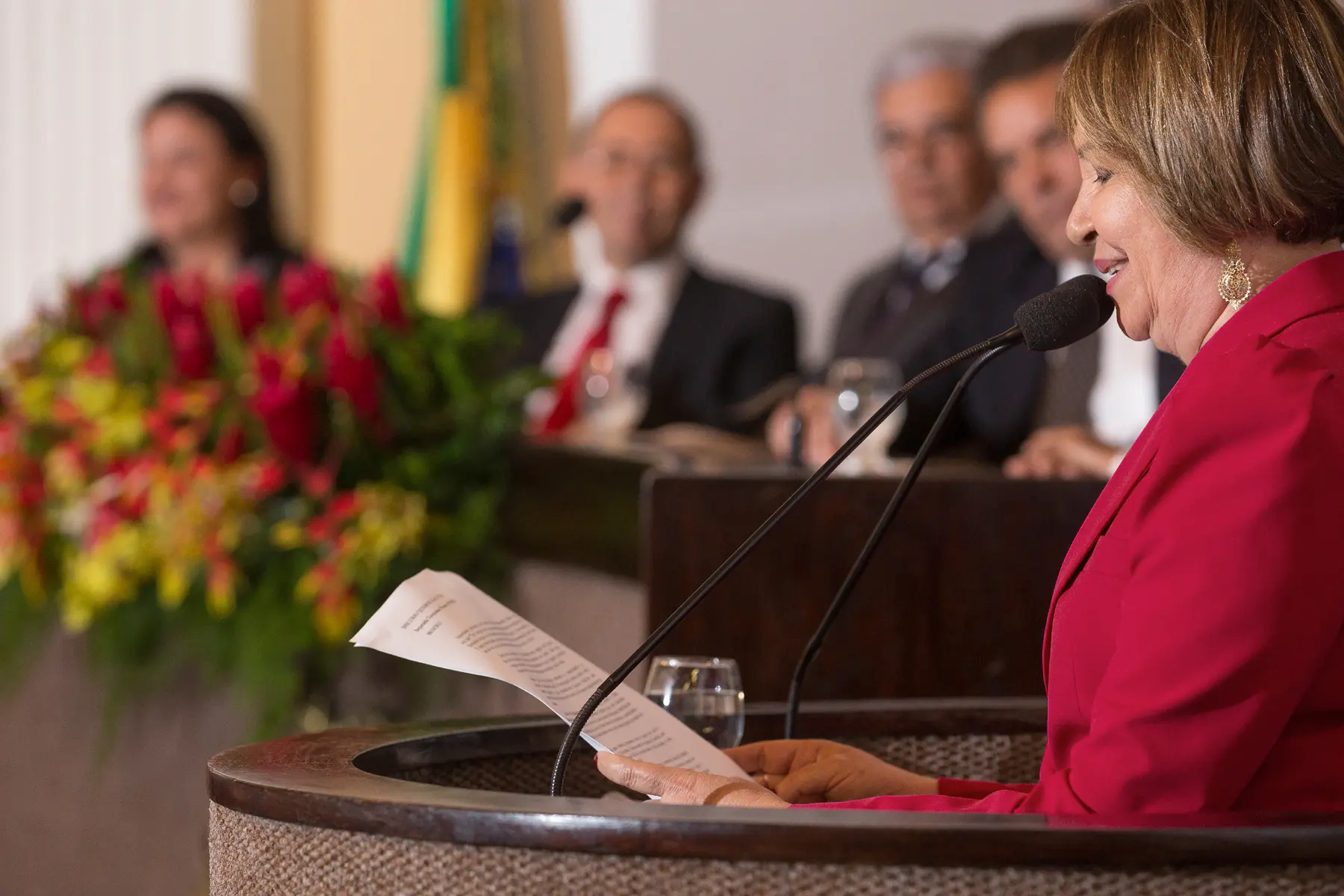 Maurício de Queiroz Galvão discursando em homenagem na Câmara de Vereadores de Pernambuco