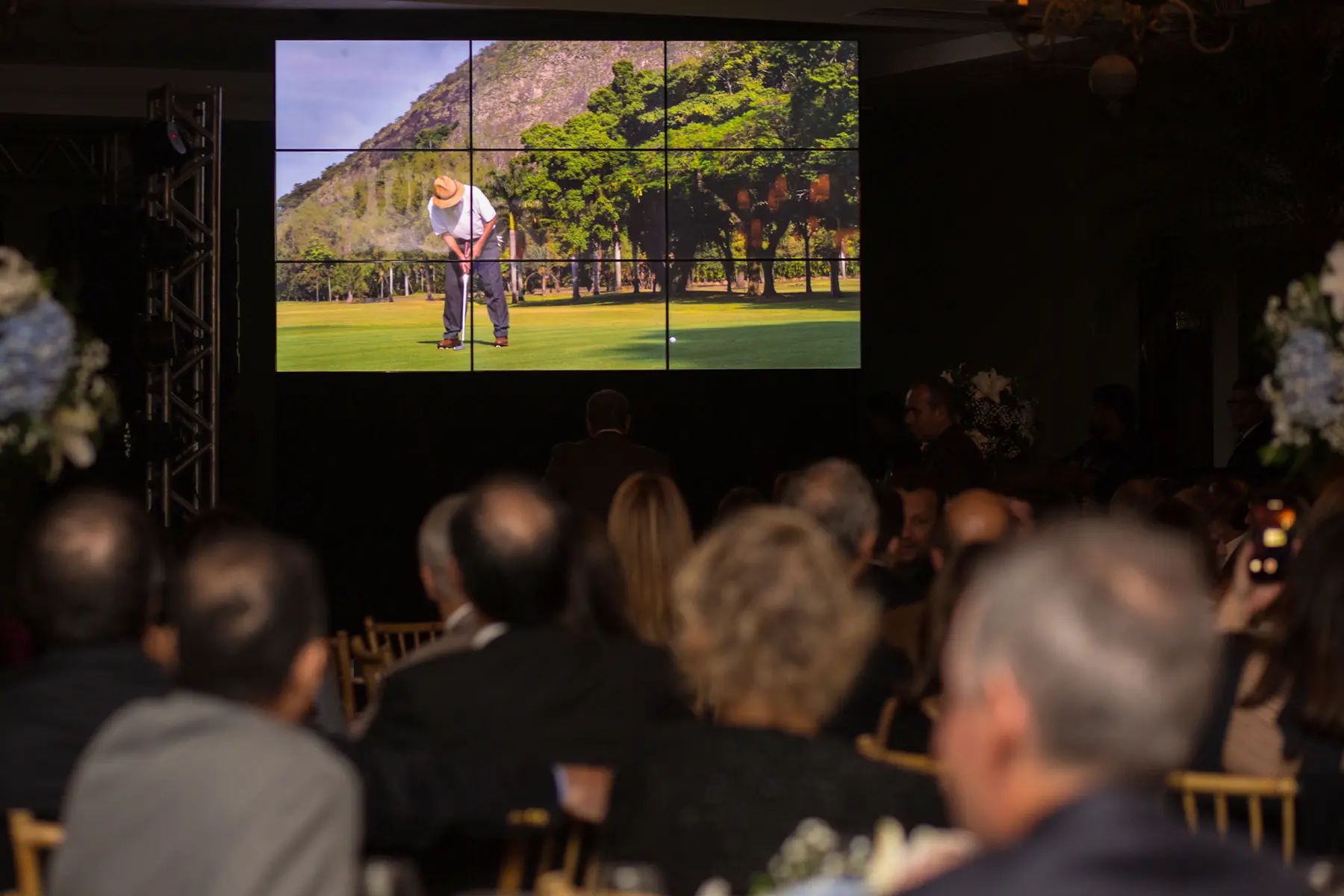 Convidados celebram a festa de aniversário do Itanhangá Golf Club